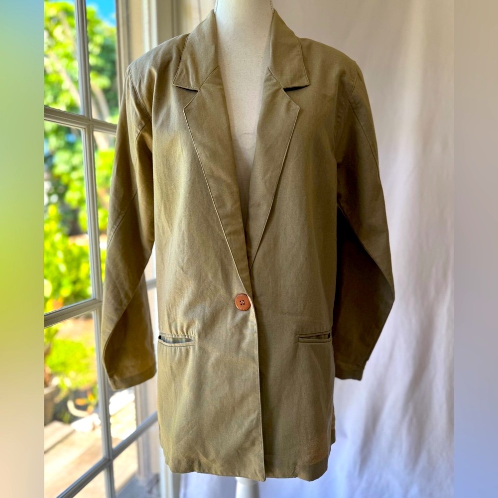 Women's Tan Oversized Blazer